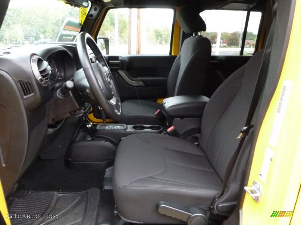 2015 Wrangler Unlimited Sport 4x4 - Baja Yellow / Black photo #13