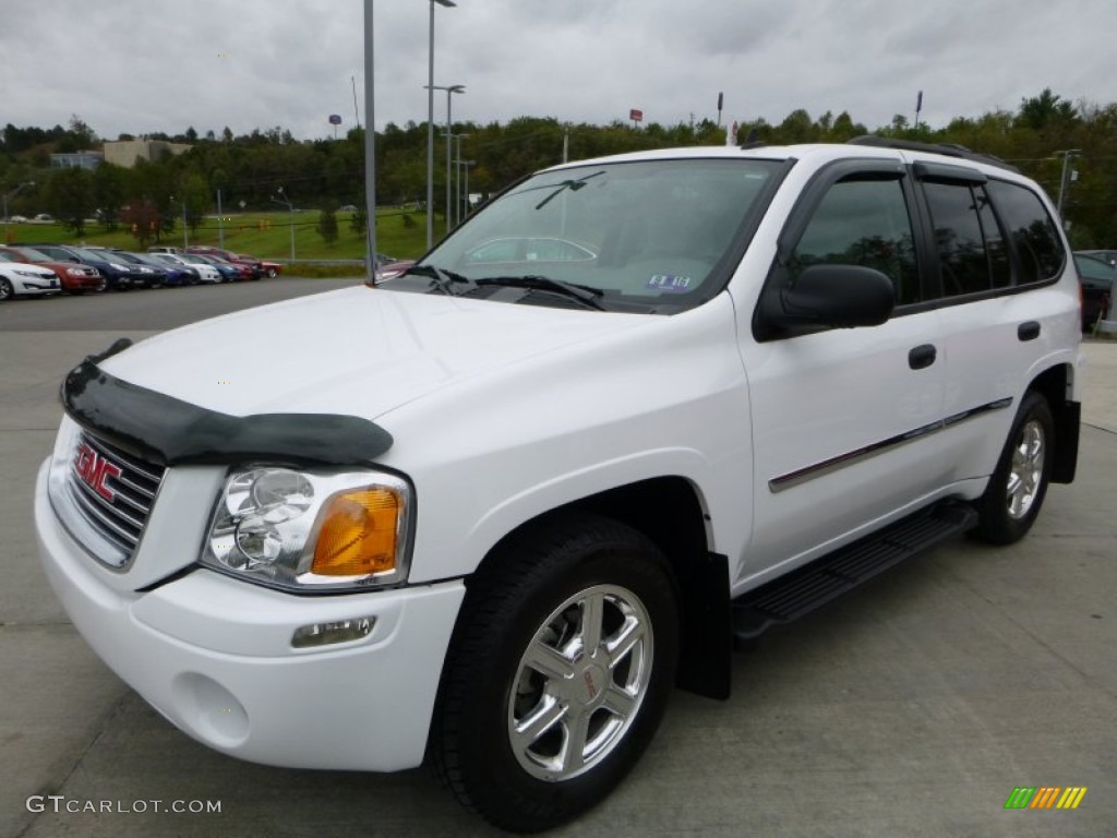 Summit White 2009 GMC Envoy SLE 4x4 Exterior Photo #107652041