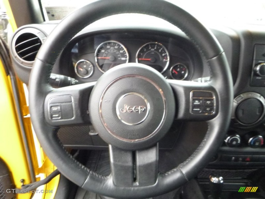 2015 Wrangler Unlimited Sport 4x4 - Baja Yellow / Black photo #15