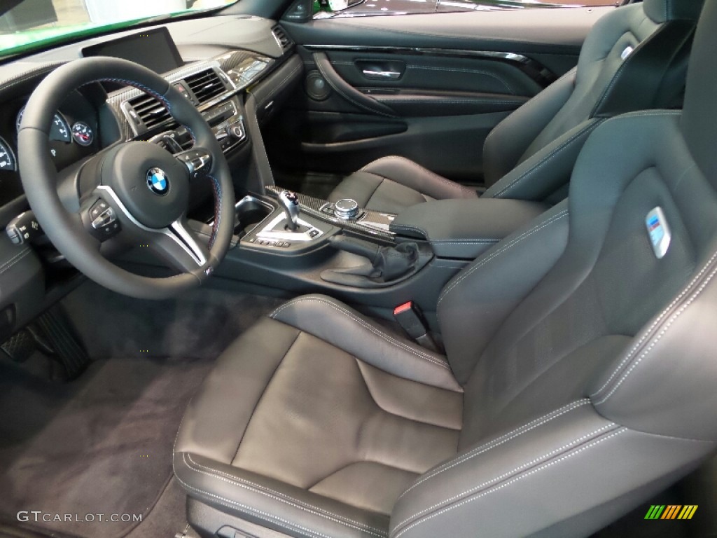 Black Interior 2016 BMW M4 Coupe Photo #107652998
