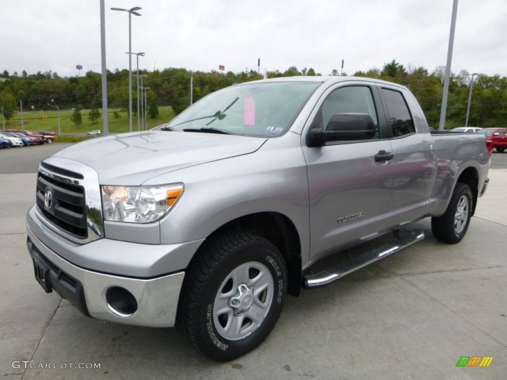 2013 Tundra Double Cab 4x4 - Silver Sky Metallic / Graphite photo #13