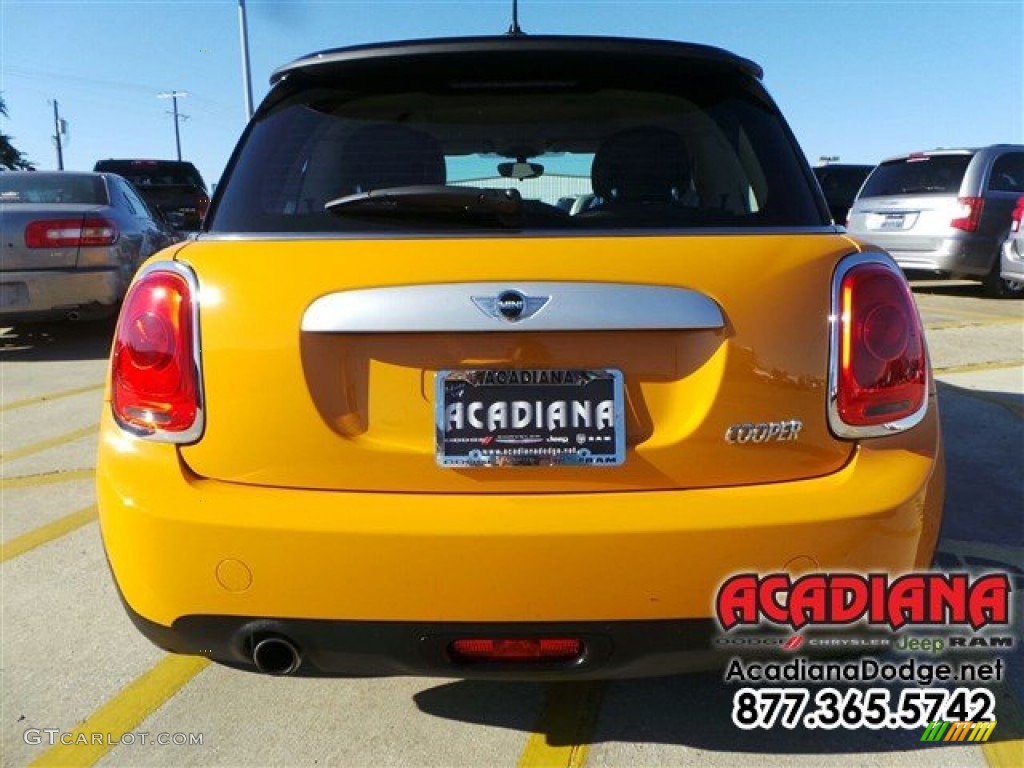 2014 Cooper Hardtop - Volcanic Orange / Carbon Black photo #6