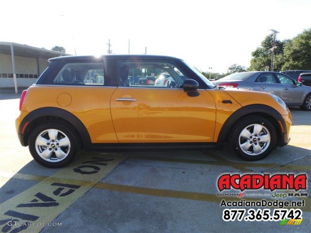2014 Cooper Hardtop - Volcanic Orange / Carbon Black photo #10