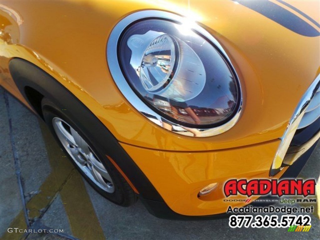 2014 Cooper Hardtop - Volcanic Orange / Carbon Black photo #12