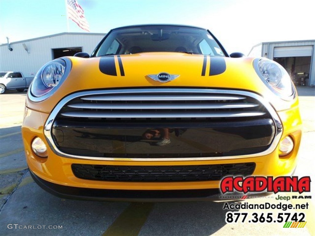 2014 Cooper Hardtop - Volcanic Orange / Carbon Black photo #13