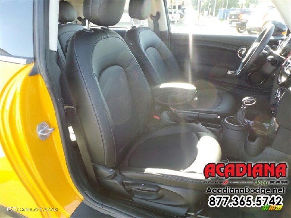 2014 Cooper Hardtop - Volcanic Orange / Carbon Black photo #23