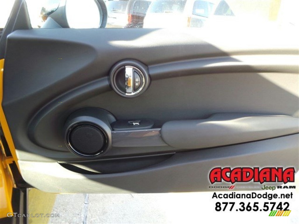 2014 Cooper Hardtop - Volcanic Orange / Carbon Black photo #24