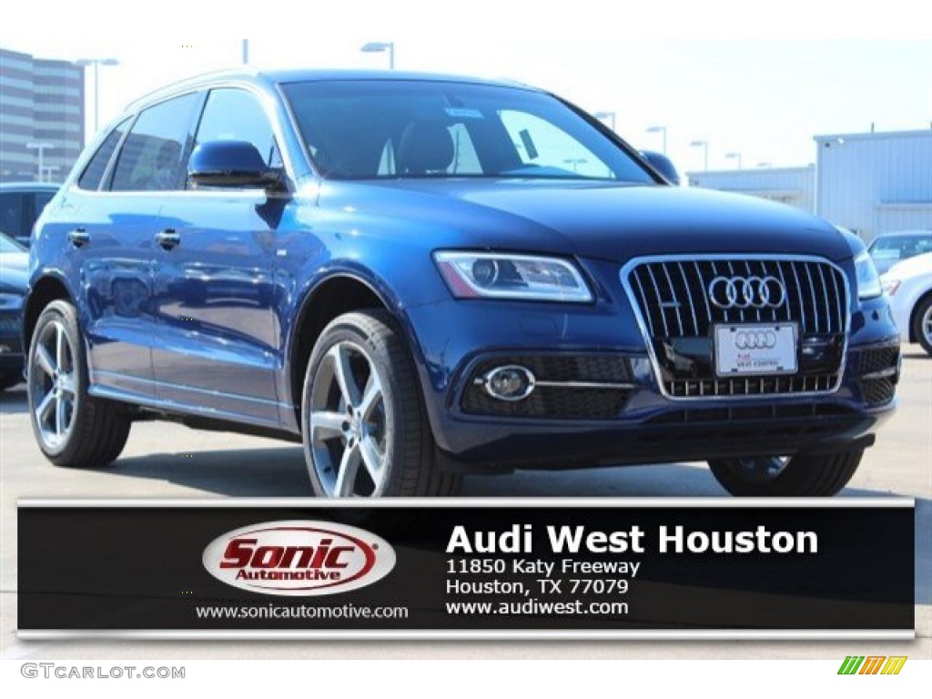 2016 Q5 3.0 TFSI Premium Plus quattro - Scuba Blue Metallic / Chestnut Brown photo #1