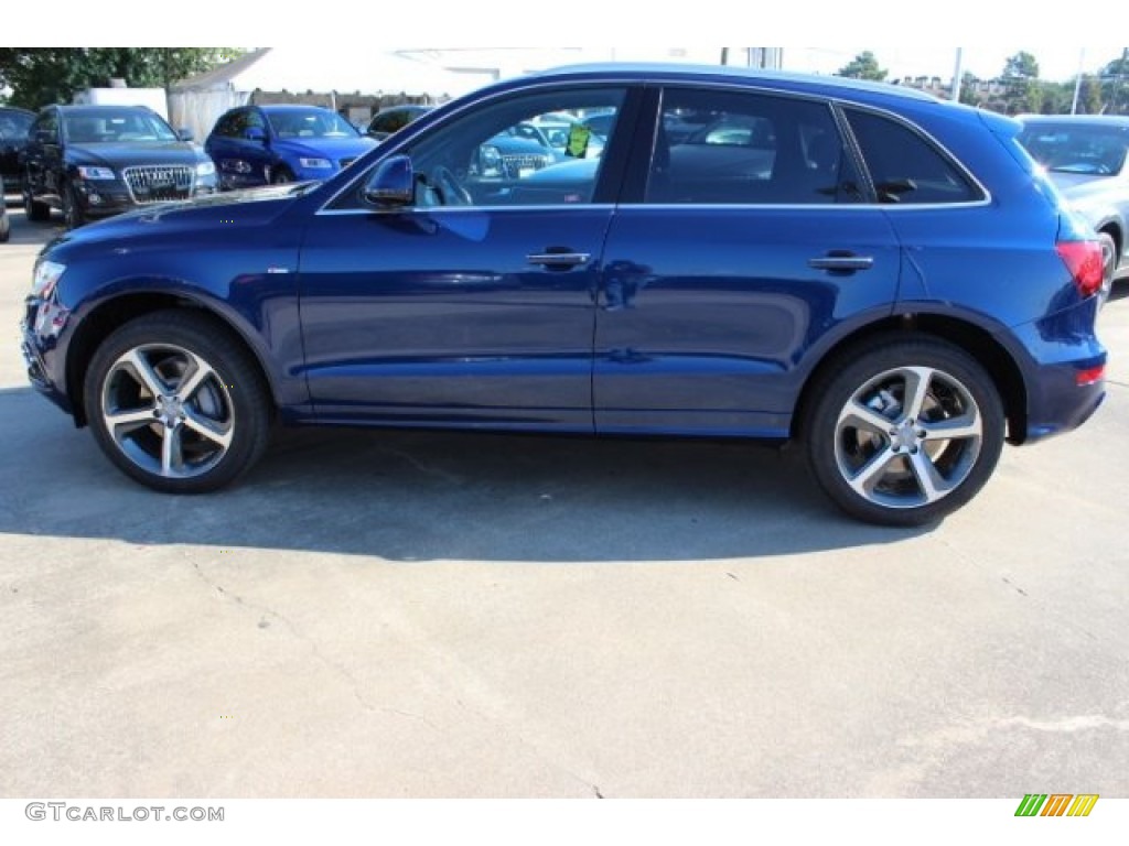2016 Q5 3.0 TFSI Premium Plus quattro - Scuba Blue Metallic / Chestnut Brown photo #5