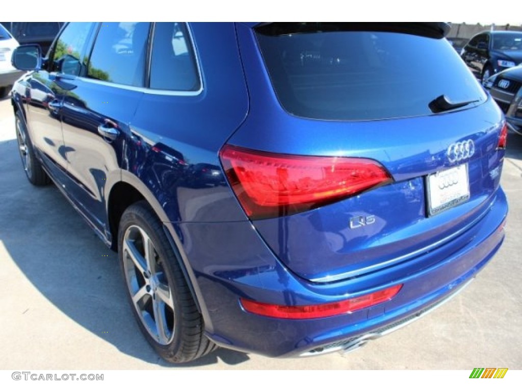 2016 Q5 3.0 TFSI Premium Plus quattro - Scuba Blue Metallic / Chestnut Brown photo #6
