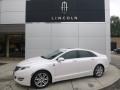 White Platinum 2013 Lincoln MKZ 2.0L Hybrid FWD