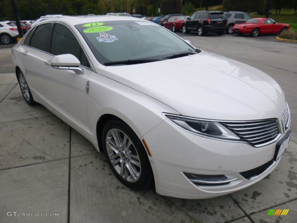 White Platinum 2013 Lincoln MKZ 2.0L Hybrid FWD Exterior Photo #107659144