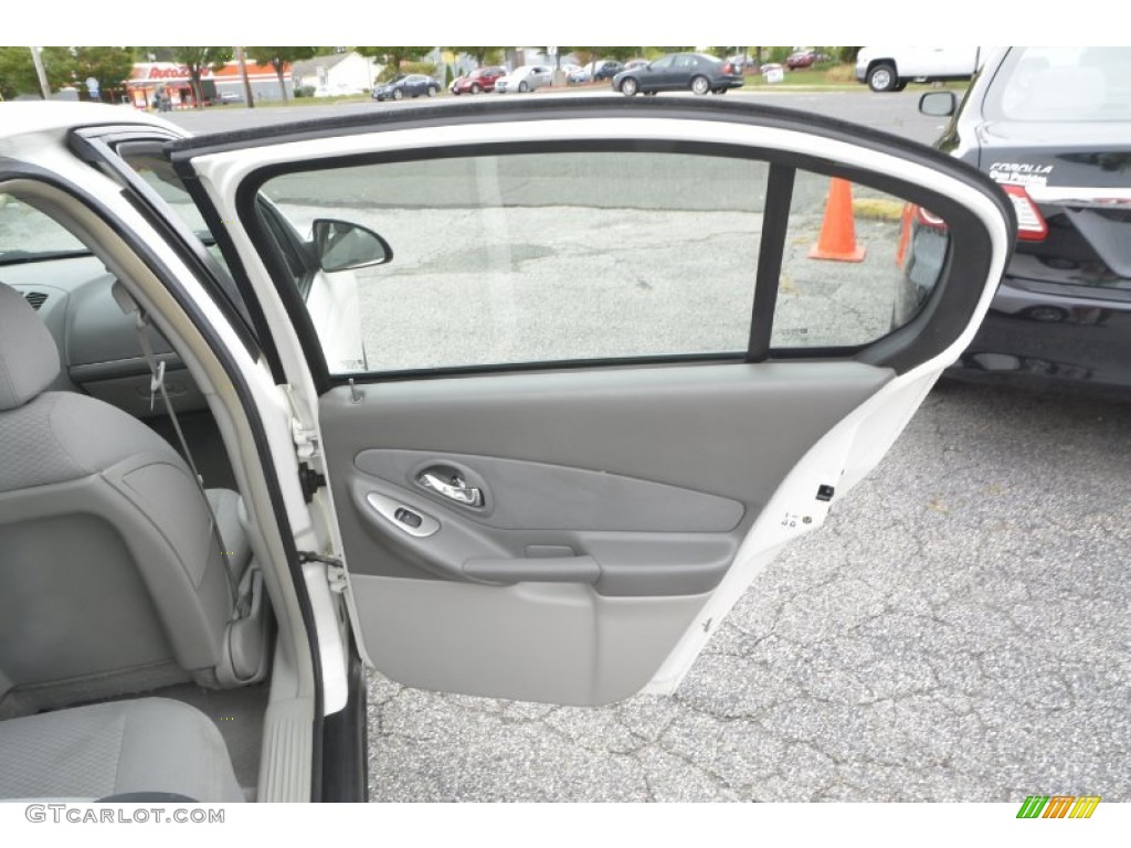 2007 Chevrolet Malibu LS Sedan Titanium Gray Door Panel Photo #107659457