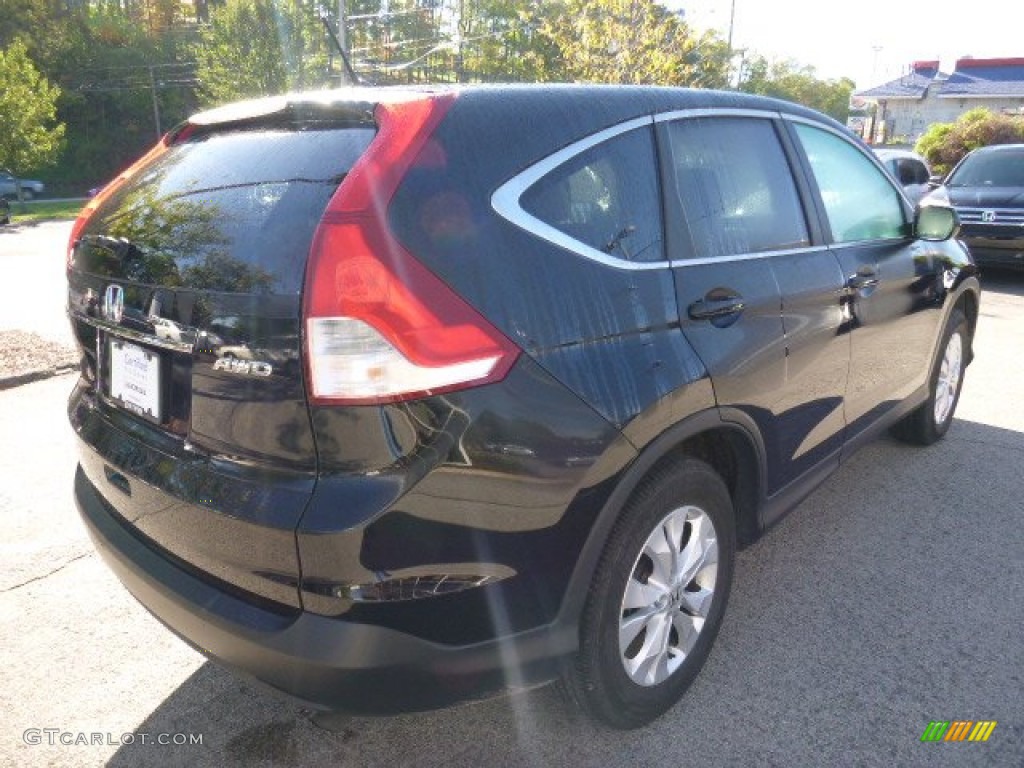 2014 CR-V EX AWD - Crystal Black Pearl / Black photo #5