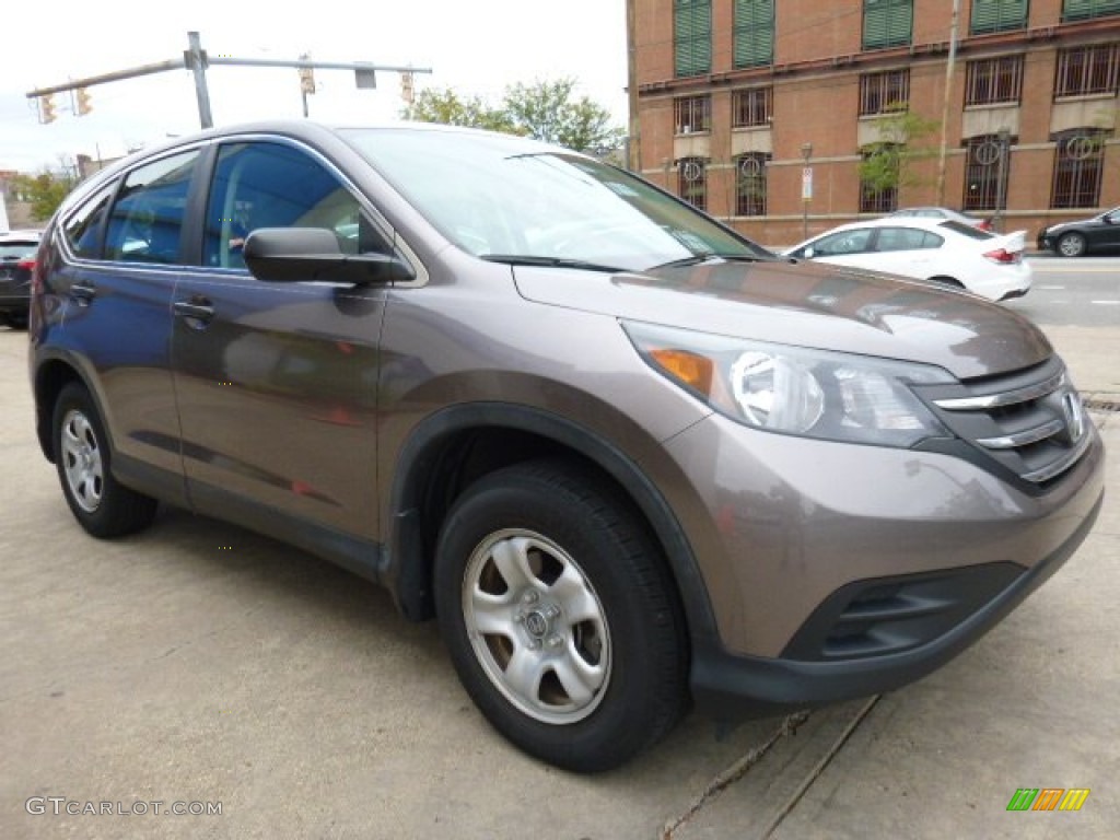 2012 CR-V LX - Urban Titanium Metallic / Gray photo #3