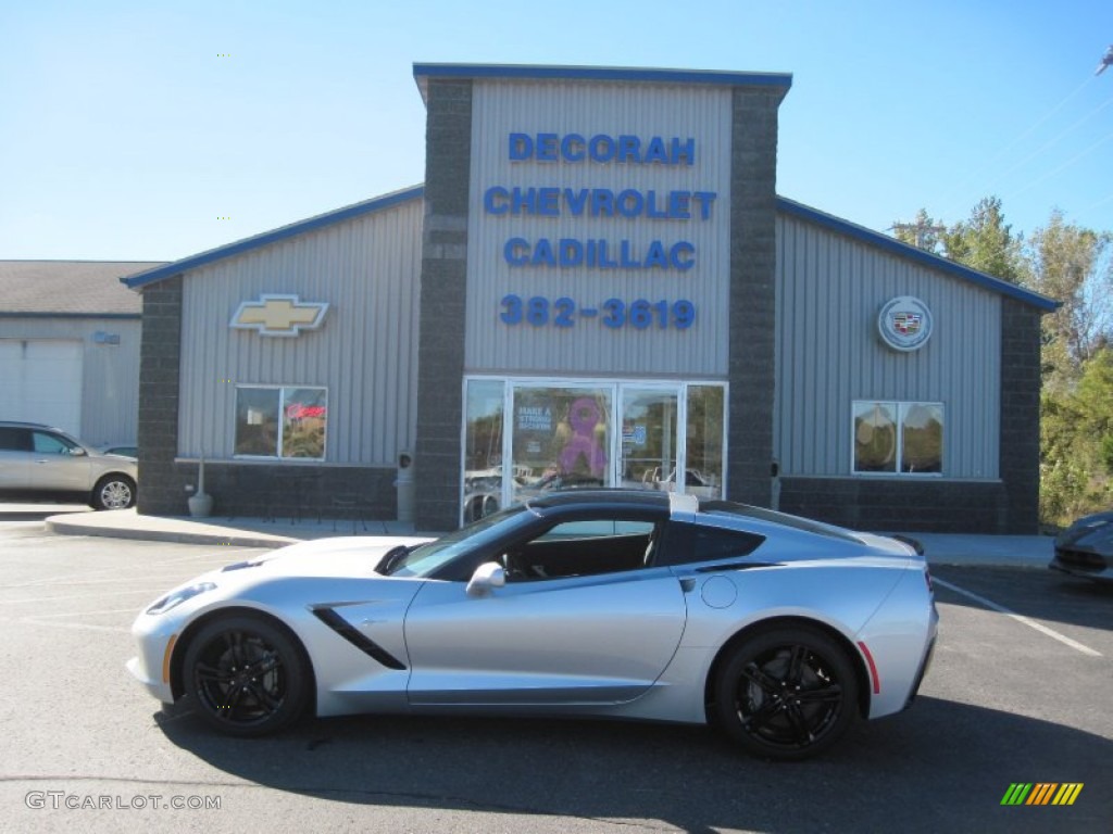 2016 Corvette Stingray Coupe - Blade Silver Metallic / Jet Black photo #1