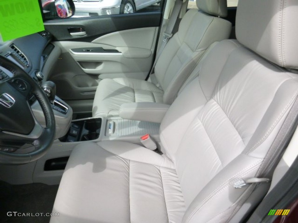 2014 CR-V EX-L AWD - Basque Red Pearl II / Gray photo #12