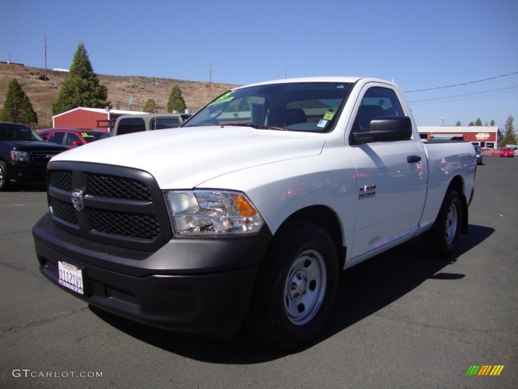 2015 1500 Tradesman Regular Cab - Bright White / Black/Diesel Gray photo #3