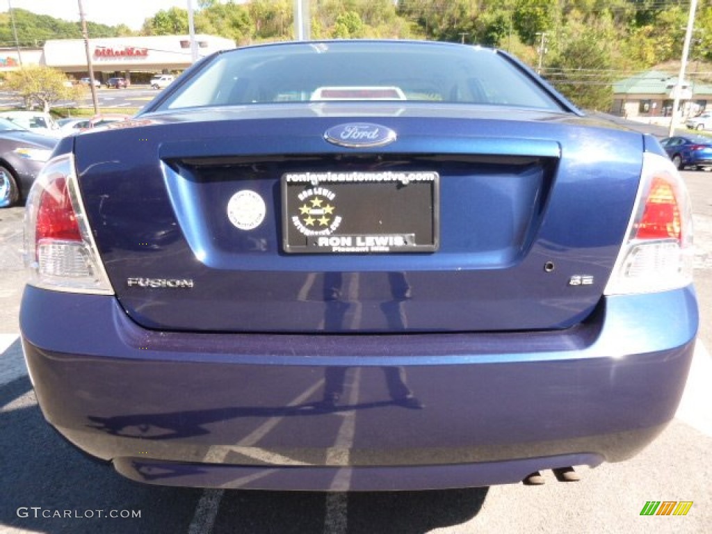 2006 Fusion SE - Dark Blue Pearl Metallic / Camel photo #4