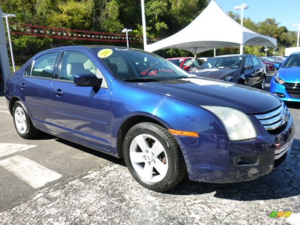 Dark Blue Pearl Metallic 2006 Ford Fusion SE Exterior Photo #107666530