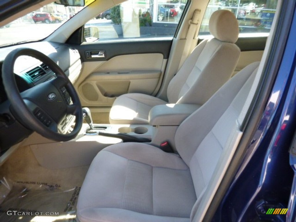 2006 Fusion SE - Dark Blue Pearl Metallic / Camel photo #12