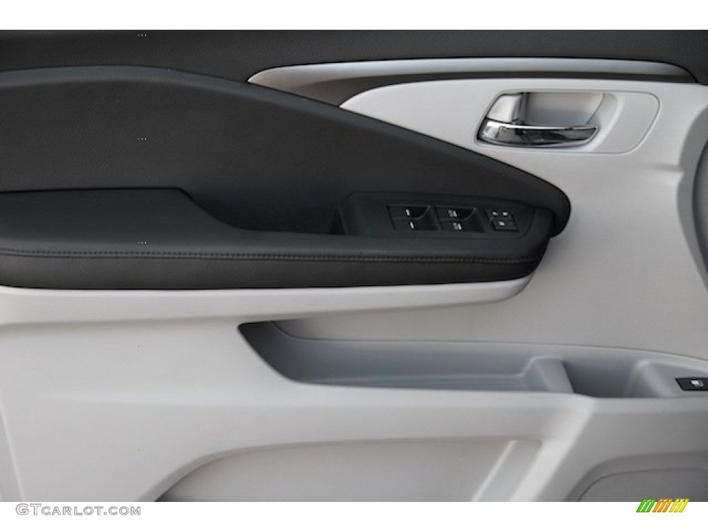 2016 Pilot EX - Crystal Black Pearl / Gray photo #8