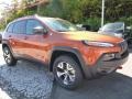 2016 Mango Tango Pearl Jeep Cherokee Trailhawk 4x4  photo #7