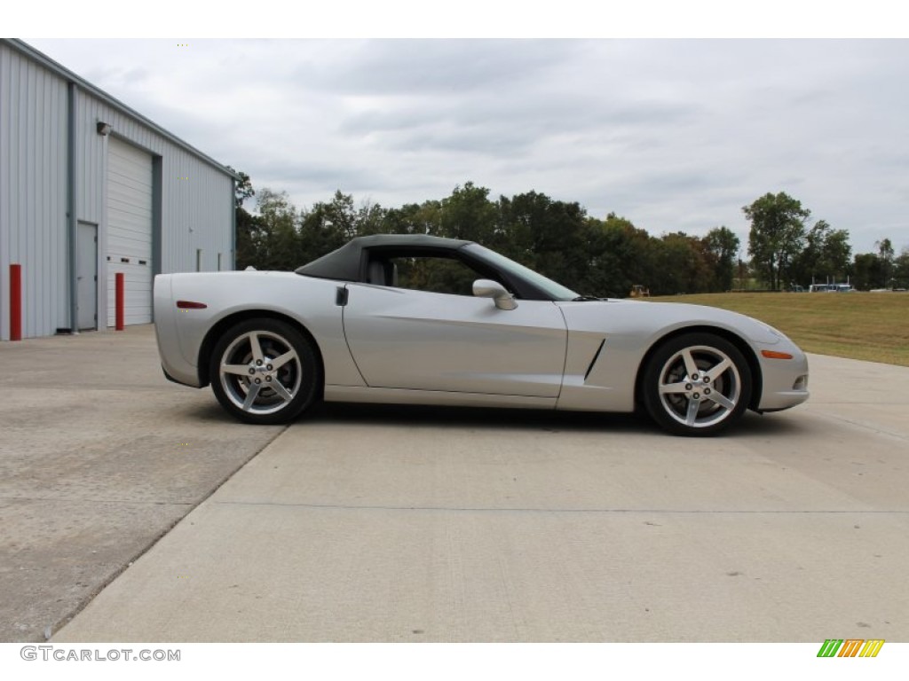 2005 Corvette Convertible - Machine Silver / Steel Grey photo #29