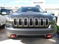 2016 ECO Green Pearl Jeep Cherokee Trailhawk 4x4  photo #11