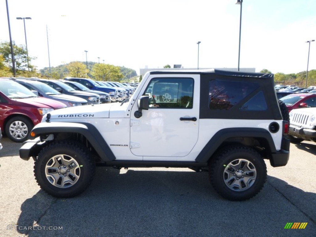 Bright White 2016 Jeep Wrangler Rubicon 4x4 Exterior Photo #107671372