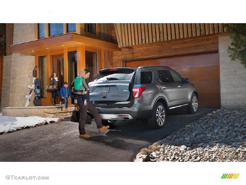 2016 Explorer XLT 4WD - Blue Jeans Metallic / Ebony Black photo #14