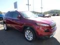 2016 Deep Cherry Red Crystal Pearl Jeep Cherokee Limited 4x4  photo #11