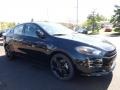 2016 Pitch Black Dodge Dart SXT Rallye Blacktop  photo #11