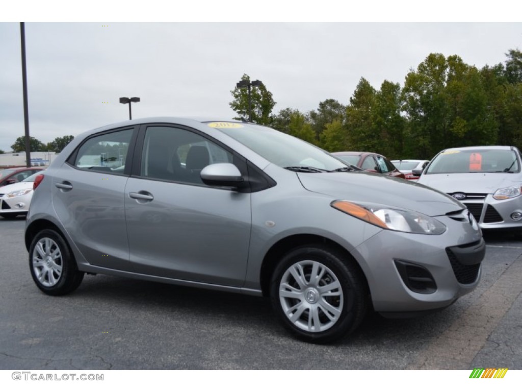 Liquid Silver Metallic Mazda MAZDA2