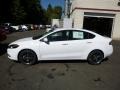 2016 Bright White Dodge Dart SE  photo #3