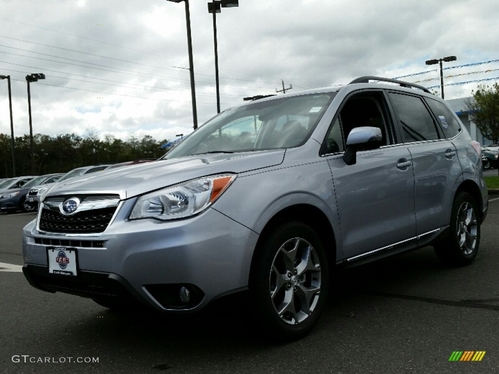 2016 Forester 2.5i Touring - Ice Silver Metallic / Black photo #1