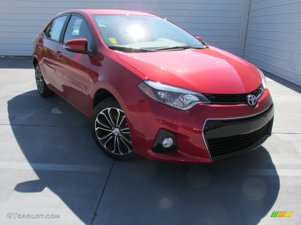 2016 Corolla S Plus - Barcelona Red Metallic / Black photo #2