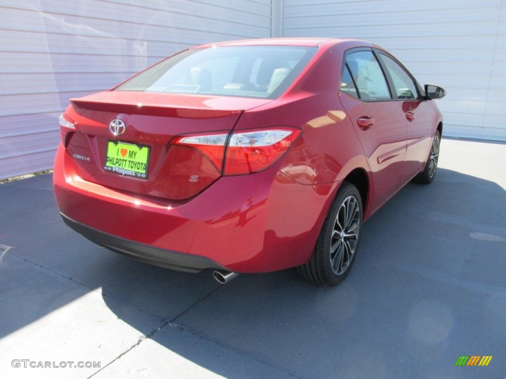 2016 Corolla S Plus - Barcelona Red Metallic / Black photo #4