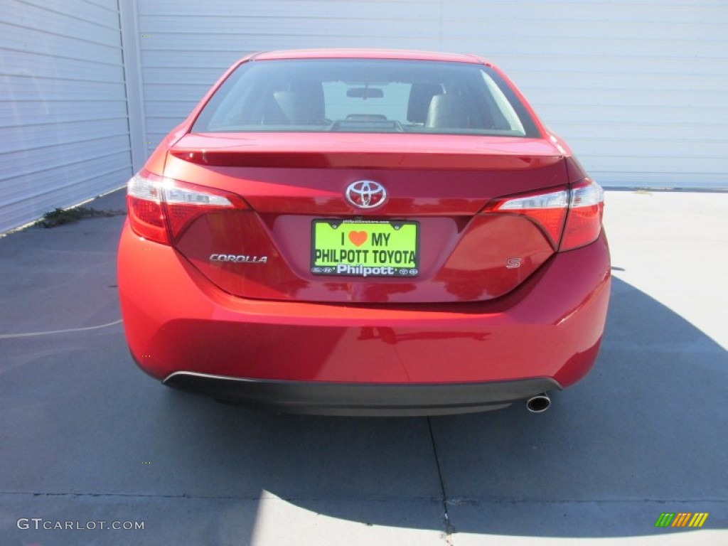 2016 Corolla S Plus - Barcelona Red Metallic / Black photo #5