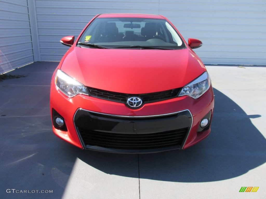 2016 Corolla S Plus - Barcelona Red Metallic / Black photo #8