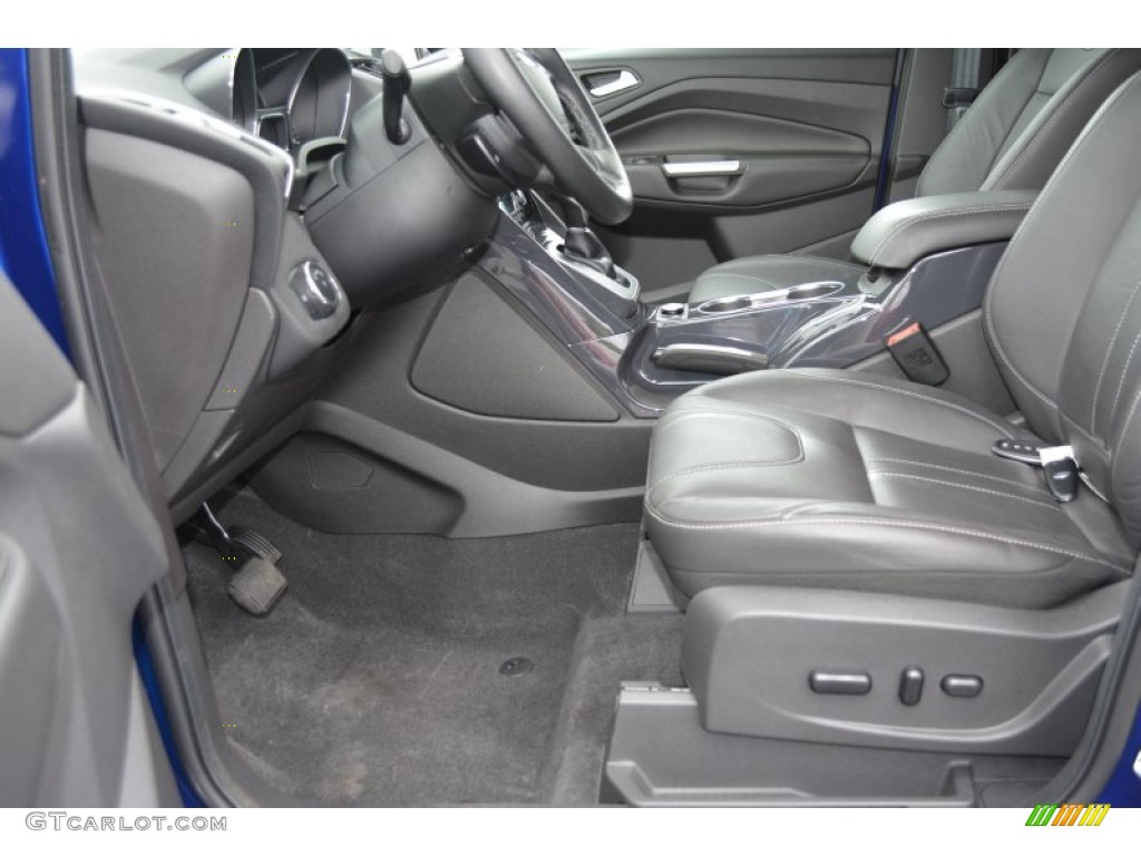 2013 Escape Titanium 2.0L EcoBoost - Deep Impact Blue Metallic / Charcoal Black photo #10