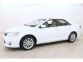 2013 Super White Toyota Camry Hybrid XLE  photo #3