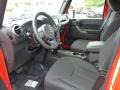 Black 2016 Jeep Wrangler Unlimited Sport 4x4 Interior Color