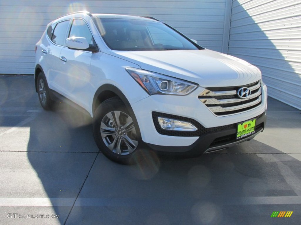 Frost White Pearl Hyundai Santa Fe Sport