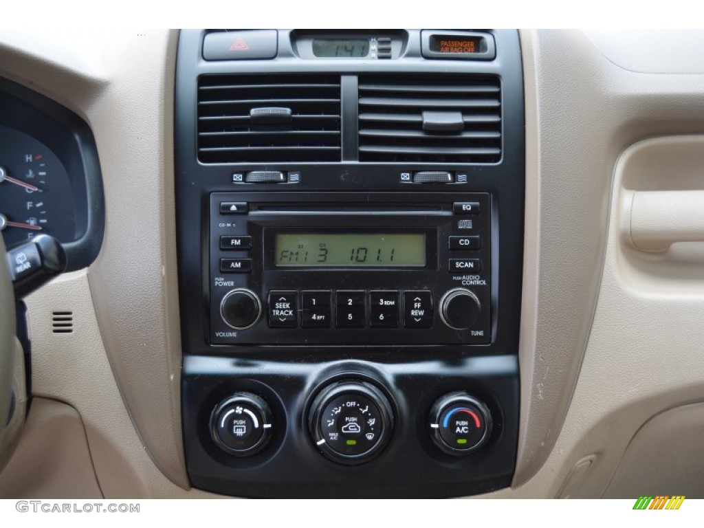 2007 Sportage LX - Volcanic Red / Beige photo #14