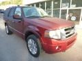 2012 Autumn Red Metallic Ford Expedition Limited 4x4  photo #2