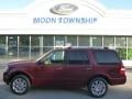 2012 Autumn Red Metallic Ford Expedition Limited 4x4  photo #7