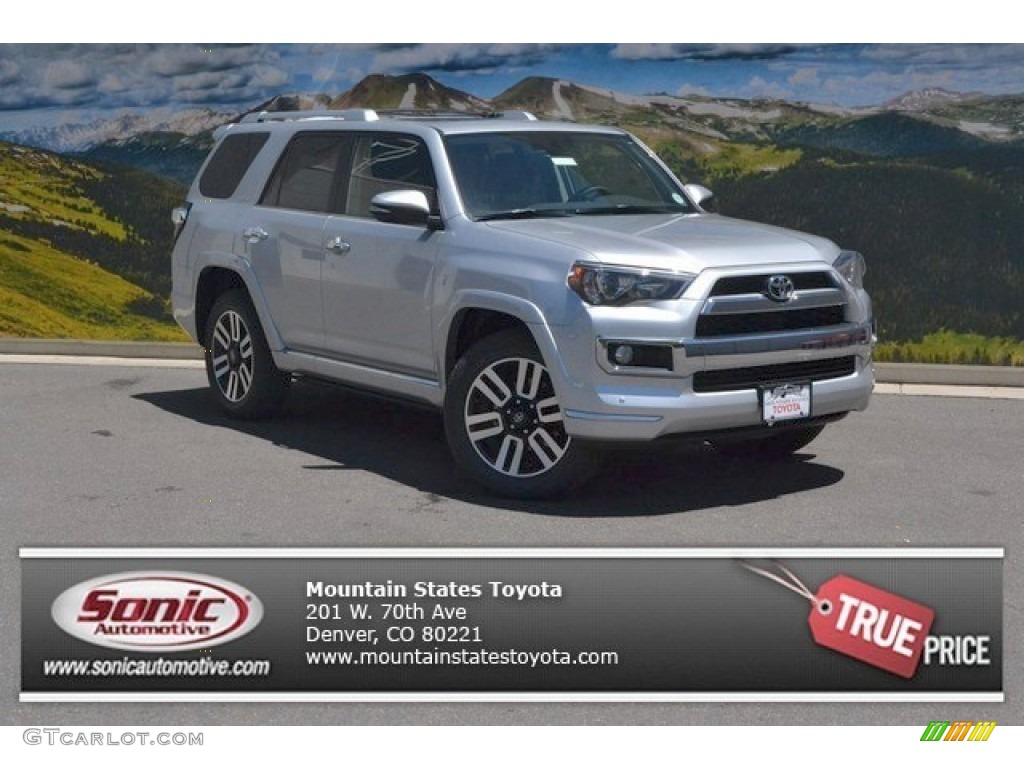 2015 4Runner Limited 4x4 - Classic Silver Metallic / Black photo #1