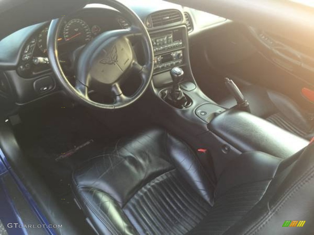 2004 Corvette Z06 - LeMans Blue Metallic / Black photo #5