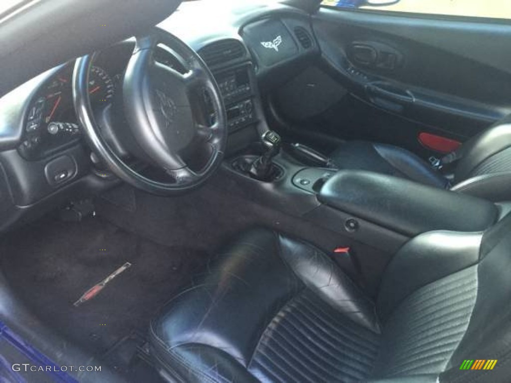 2004 Corvette Z06 - LeMans Blue Metallic / Black photo #6